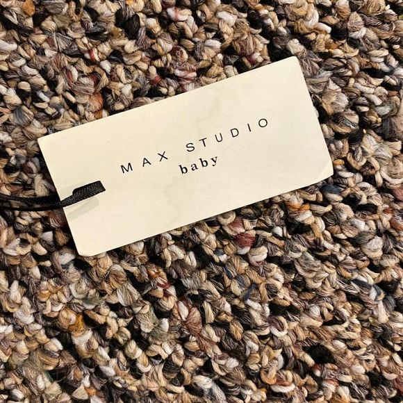 Max Studio Baby Knit Romper fur hoodie Blush pink one Piece - Picture 2 of 10